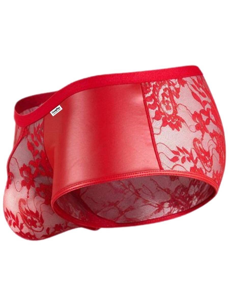 Seductive Red Lace Trunk - view 7