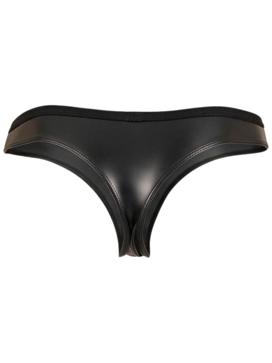 Seductive Black Lace Thong - view 6