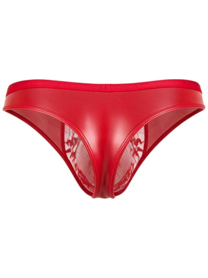 Seductive Red Lace Sheer Thong - view 6