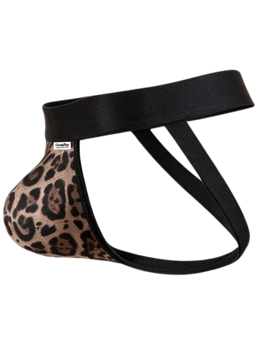 Wild Microfiber Print Leopard Jockstrap - view 7