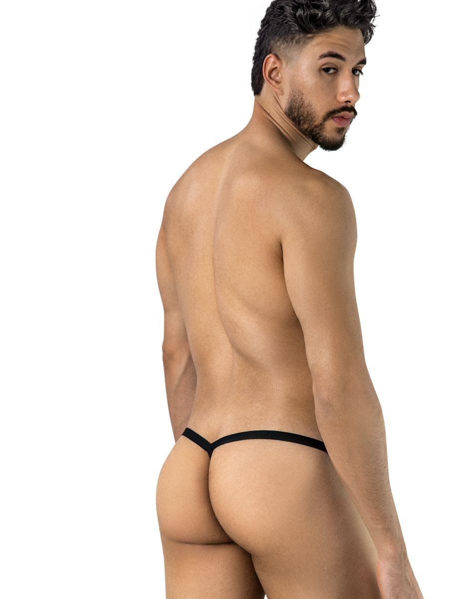 Seductive Black Lace Thong - view 3