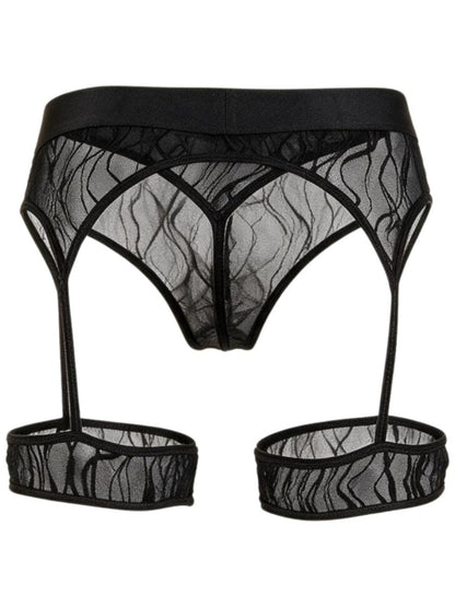 Seductive Garter Black Thong - view 6