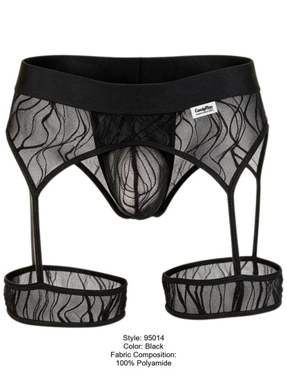 Seductive Garter Black Thong - view 8
