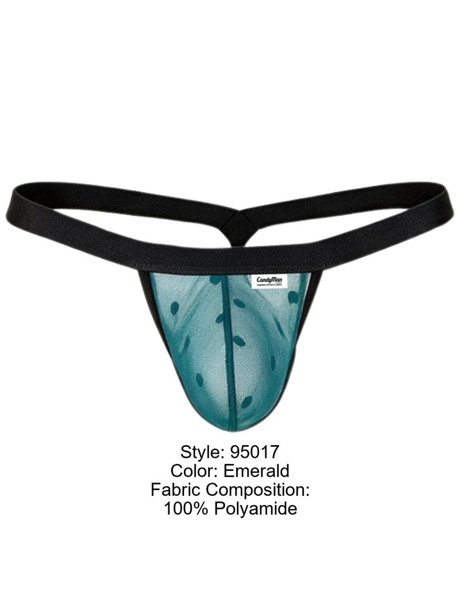 Emerald Mesh Thong - view 8
