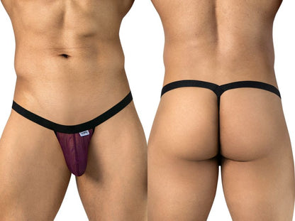 Wine Mesh Thong - view 1