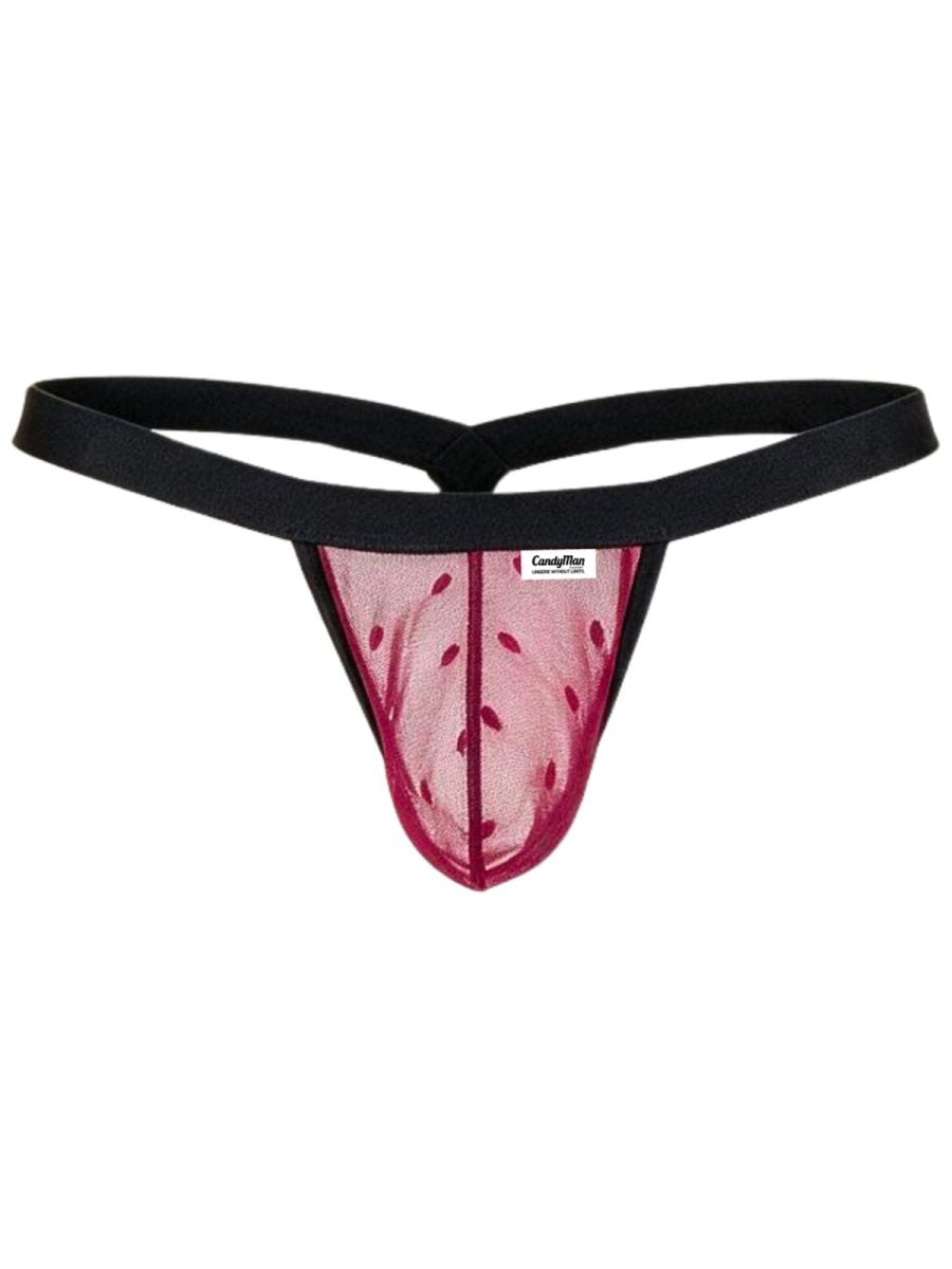 Wine Mesh Thong - view 5