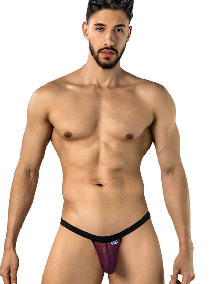 Wine Mesh Thong - view 2