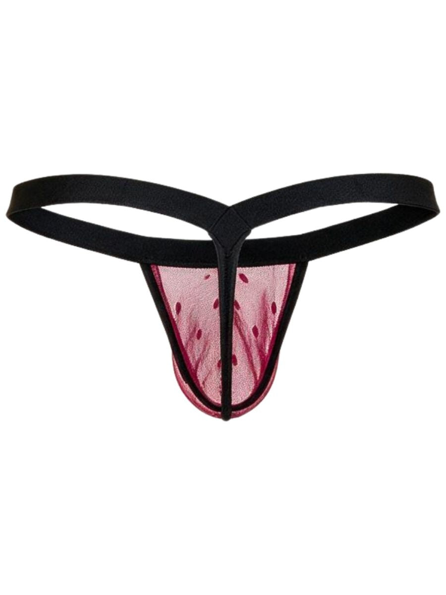 Wine Mesh Thong - view 6