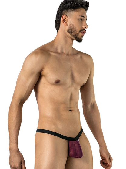 Wine Mesh Thong - view 4