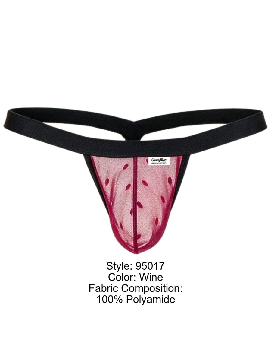 Wine Mesh Thong - view 8