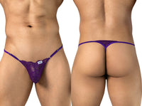 Sensual Purple Lace Thong - view 1