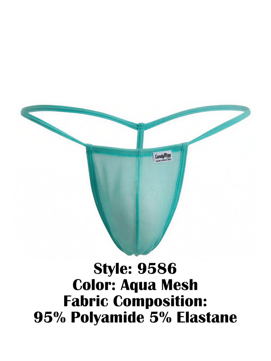 Mini Aqua Mesh G-String - view 8