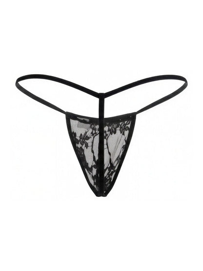Mini Black G-String - view 16