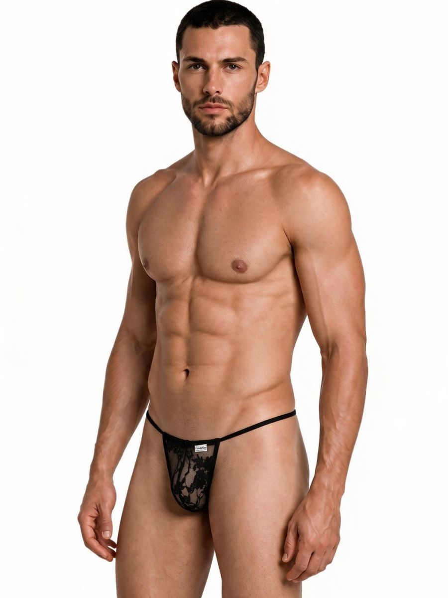 CandyMan 9586 Men's Underwear Mini G-String Color Black