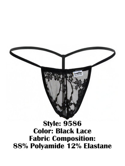 Mini Black G-String - view 18