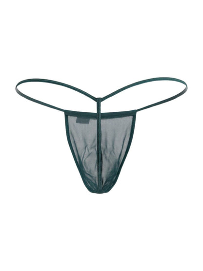 Mini Bottle Green Mesh G-String - view 6