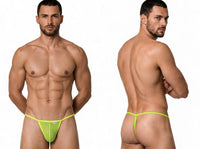 Mini Green Mesh G-String - view 1