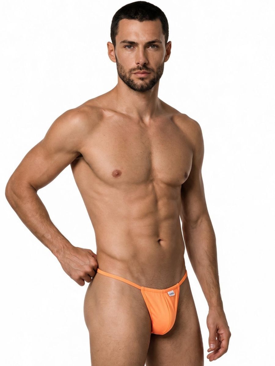 CandyMan 9586 Men's Underwear Mini G-String Color Hot Orange