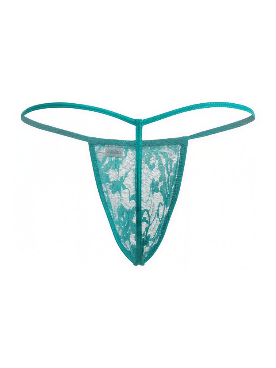 CandyMan Mini G-String - Jade Lace