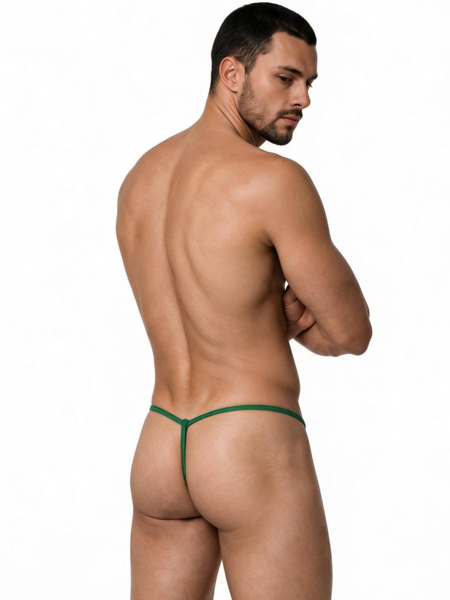 CandyMan 9586 Men's Underwear Mini G-String Color Nature Green