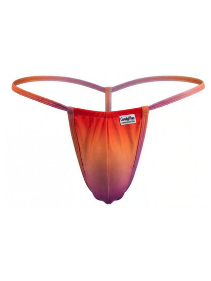 Mini Orange Print G-String - view 5