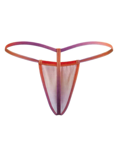 Mini Orange Print G-String - view 6