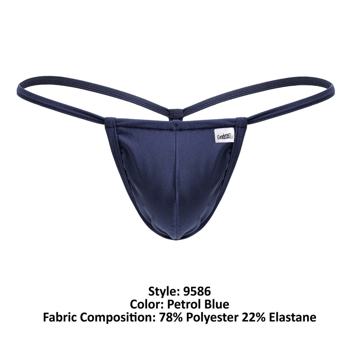 Mini Petrol Blue G-String - view 8