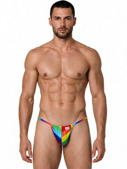 Mini Rainbow Print G-String - view 2