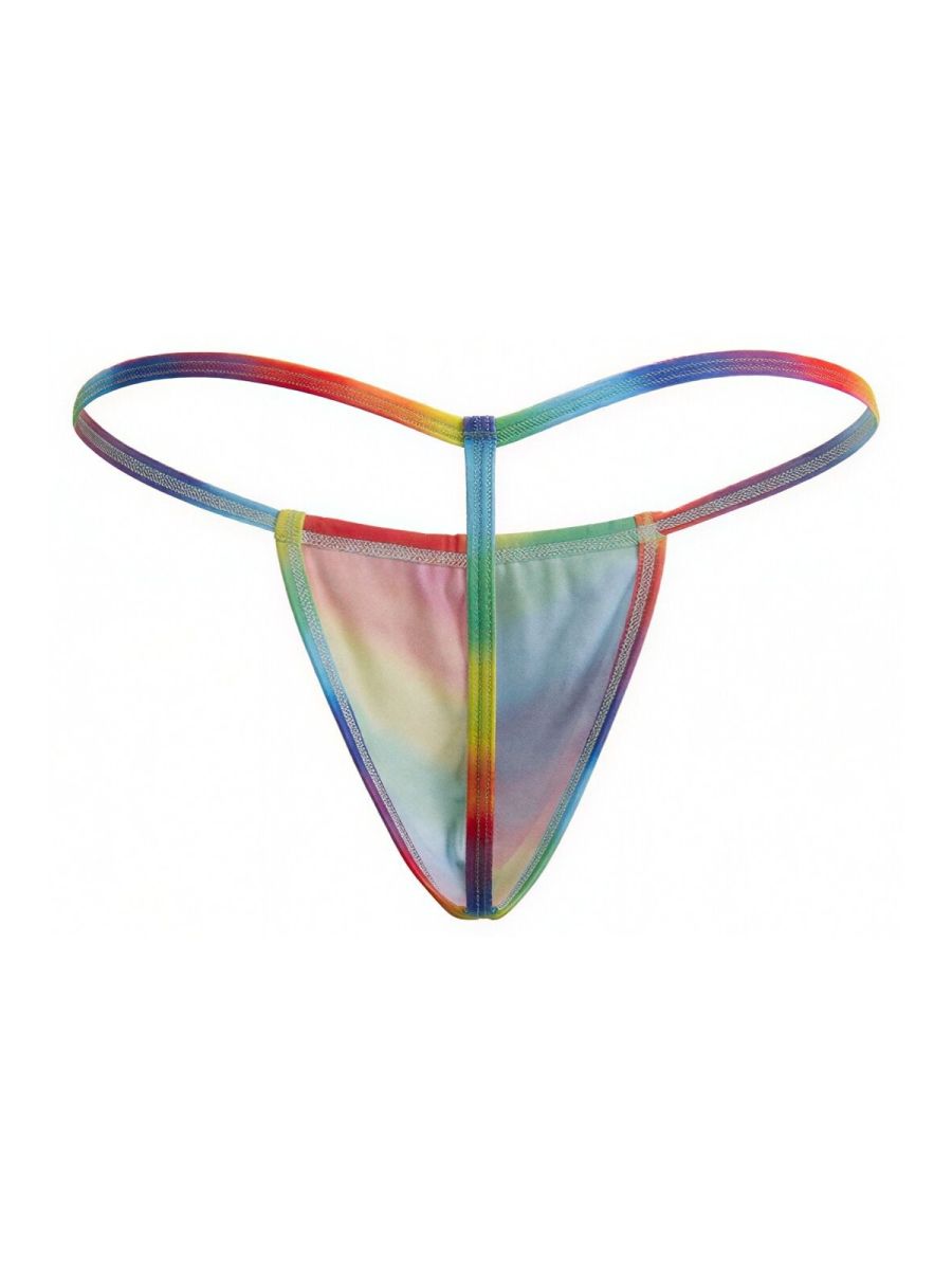Mini Rainbow Print G-String - view 6
