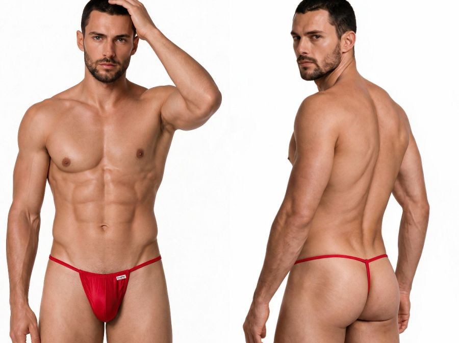 Mini Red G-String - view 1