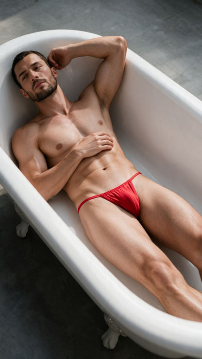 Mini Red G-String - view 9