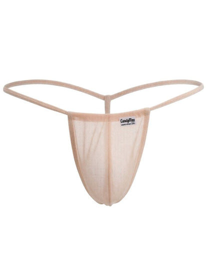 Mini Tangerine Mesh G-String - view 5