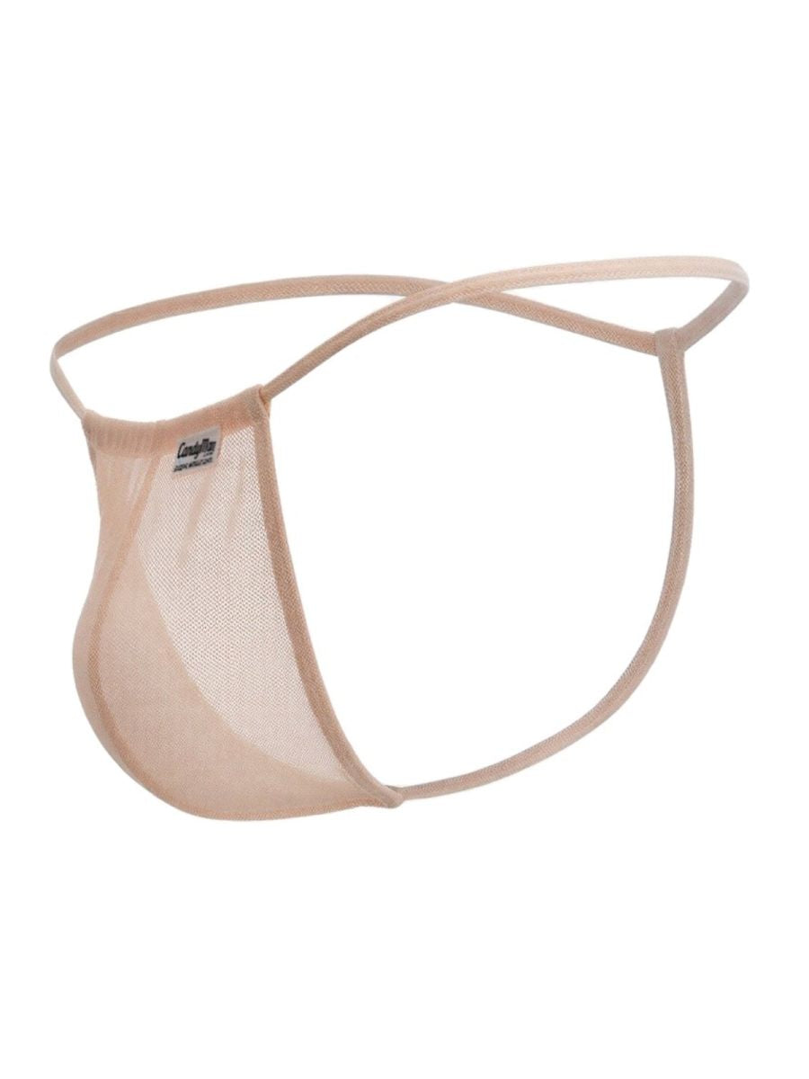 Mini Tangerine Mesh G-String - view 7