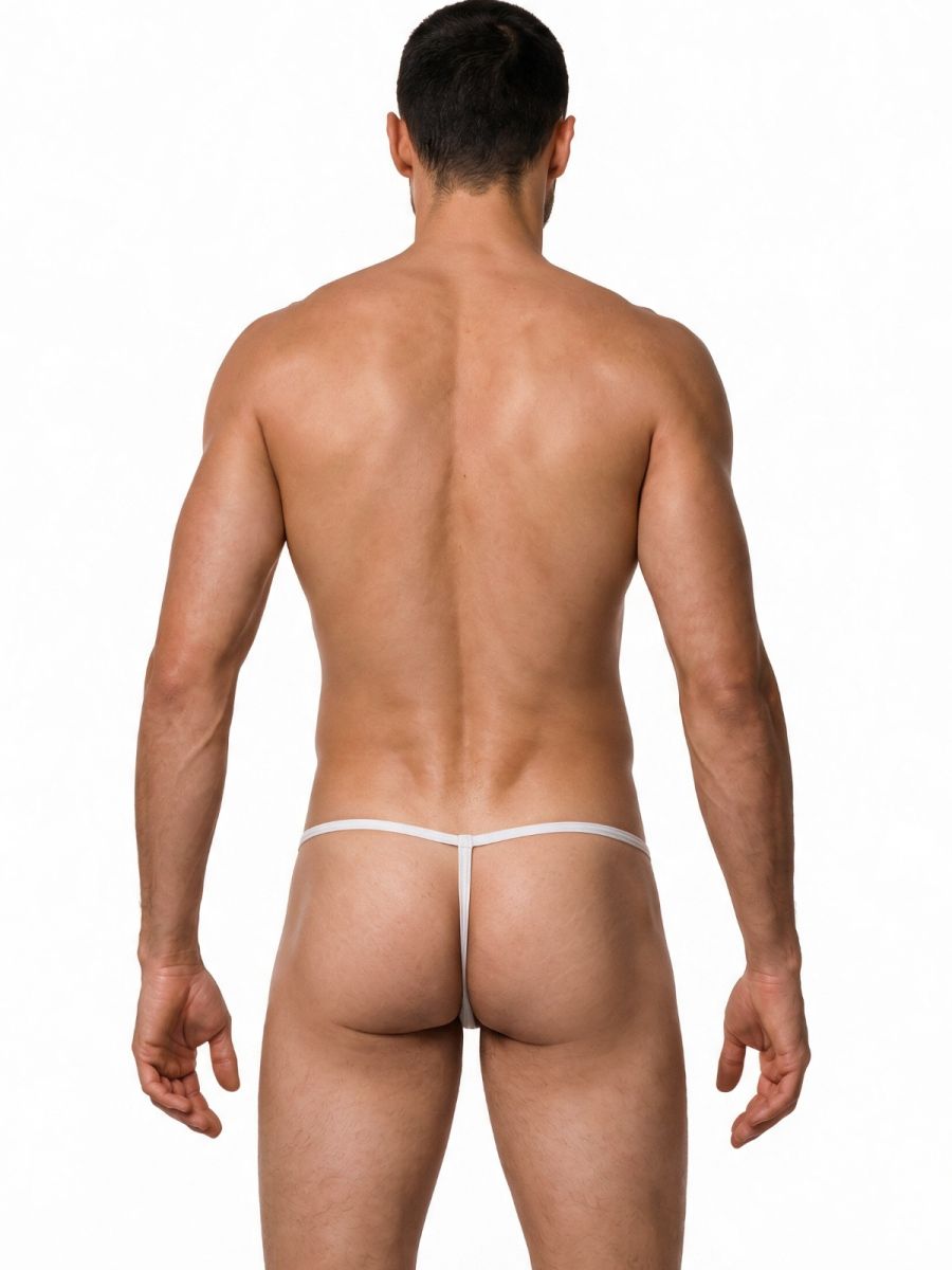 Mini White G-String - view 3