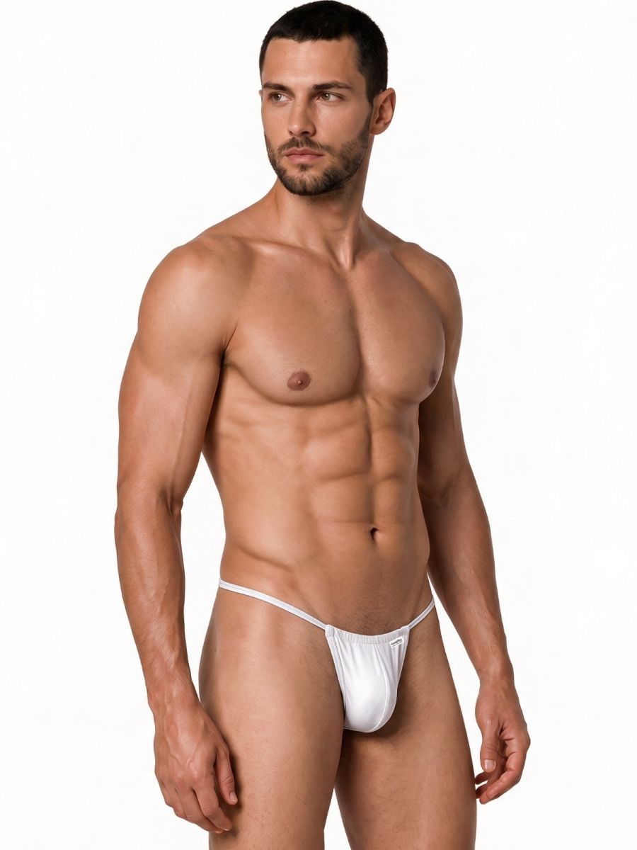 Mini White G-String - view 4