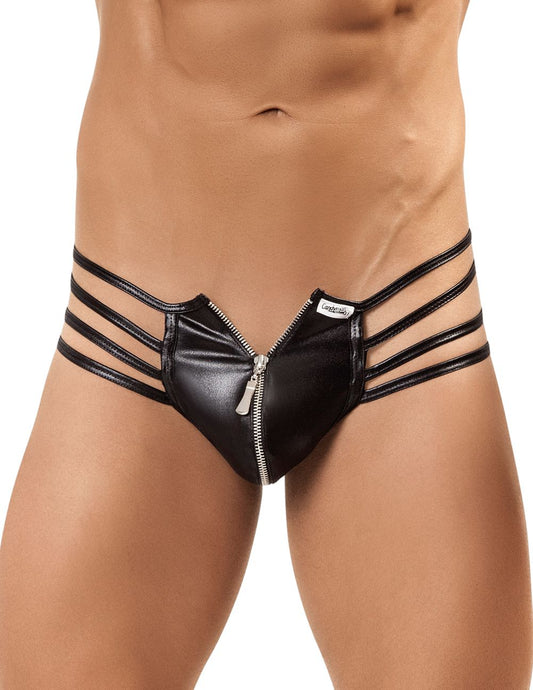CandyMan Men's Underwear 99140 Thong Color Black