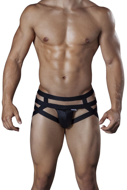 CandyMan Men's Underwear 99242 Jockstrap Color Black