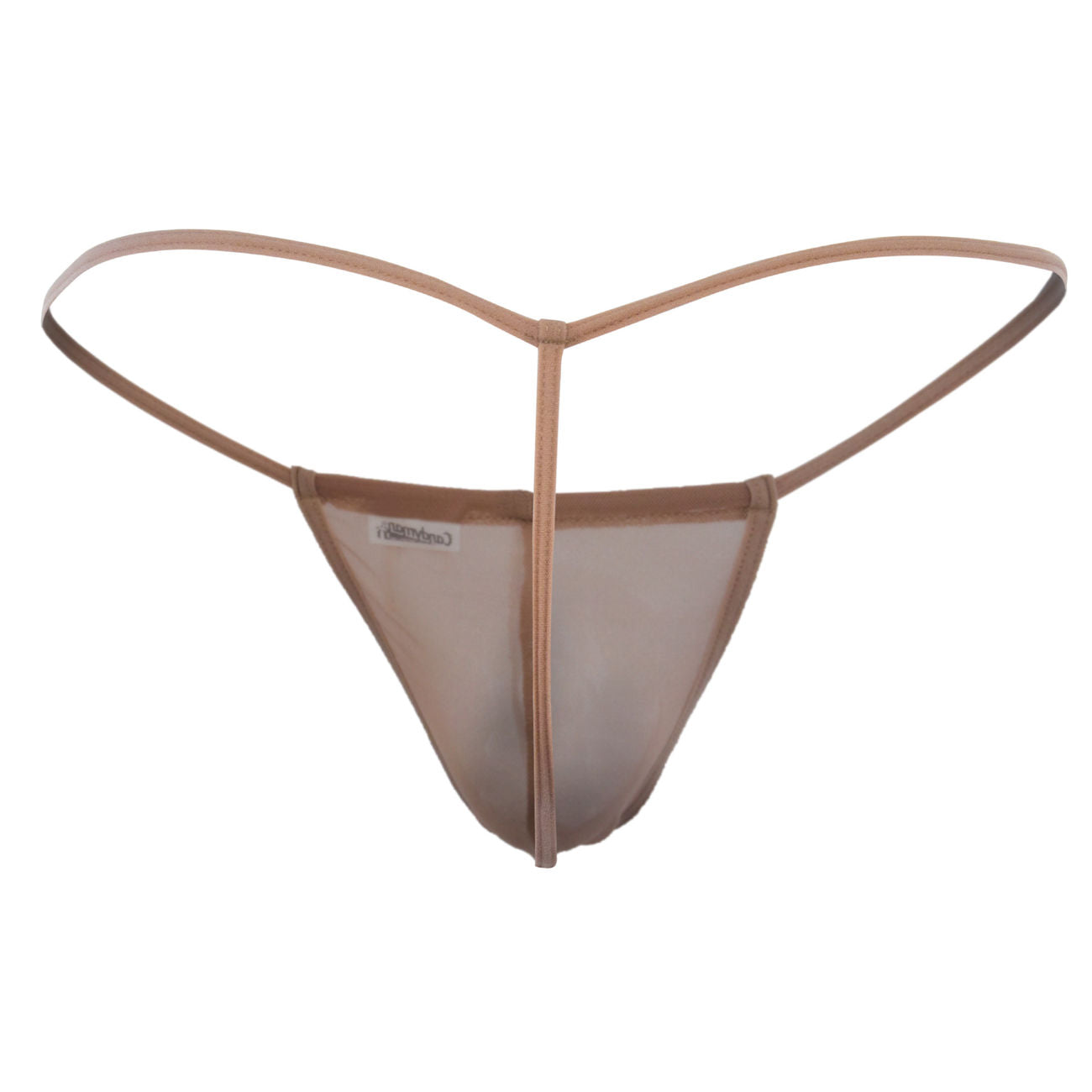 CandyMan 99246 Men's Underwear G-String Mesh Thongs Color Beige