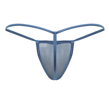 CandyMan 99246 Men's Underwear G-String Mesh Thongs Color Turquoise