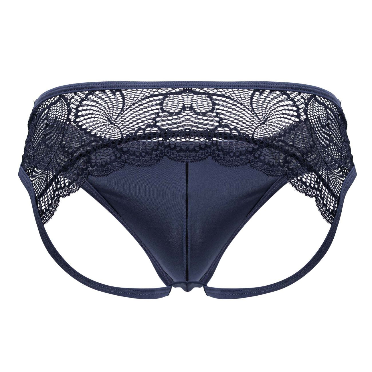 CandyMan 99312 Men's Underwear Lace Jockstrap Color Navy