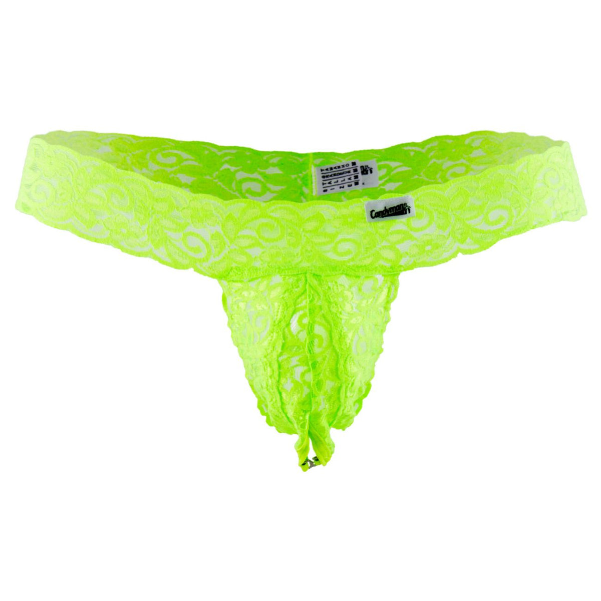 CandyMan Peek a Boo Thongs - Green