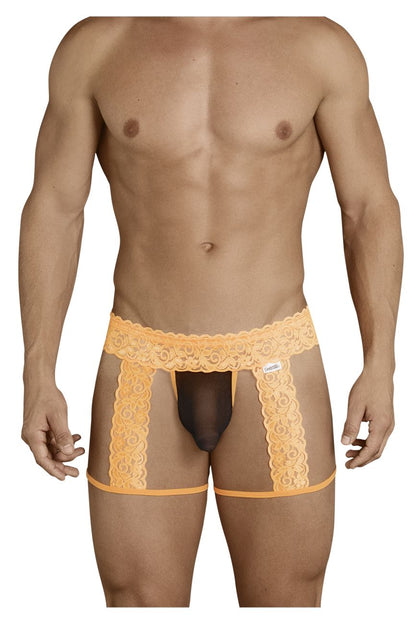 CandyMan Men's Underwear 99369X Thongs Color Hot Orange