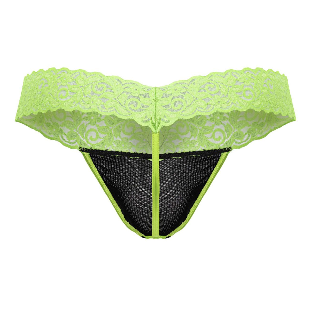 Sensual Green Lace Thong - view 7