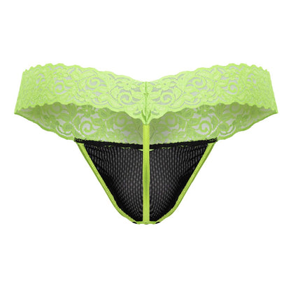 Sensual Green Lace Thong - view 7