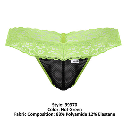 Sensual Green Lace Thong - view 8