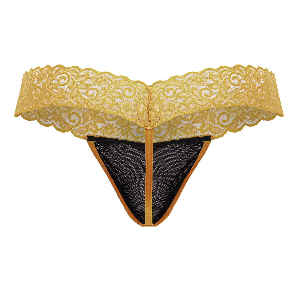 Sensual Orange Lace Thong - view 7