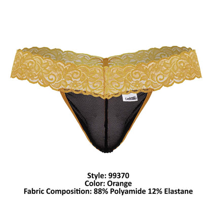Sensual Orange Lace Thong - view 8