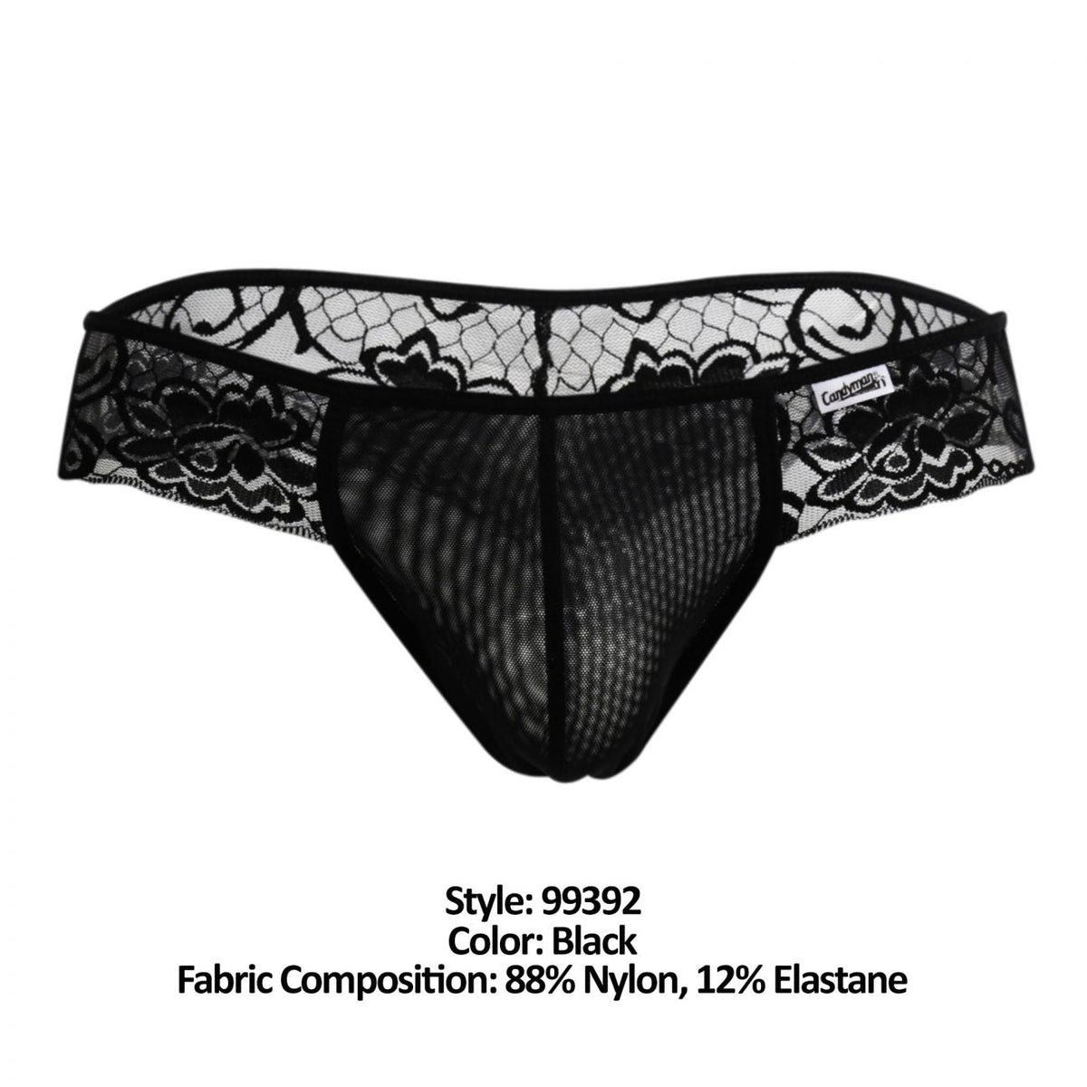 CandyMan Thongs - Black