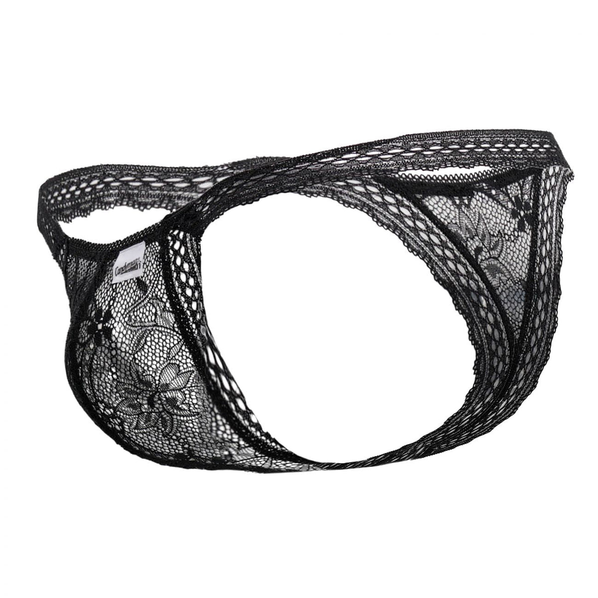 CandyMan Double Lace Thongs - Black
