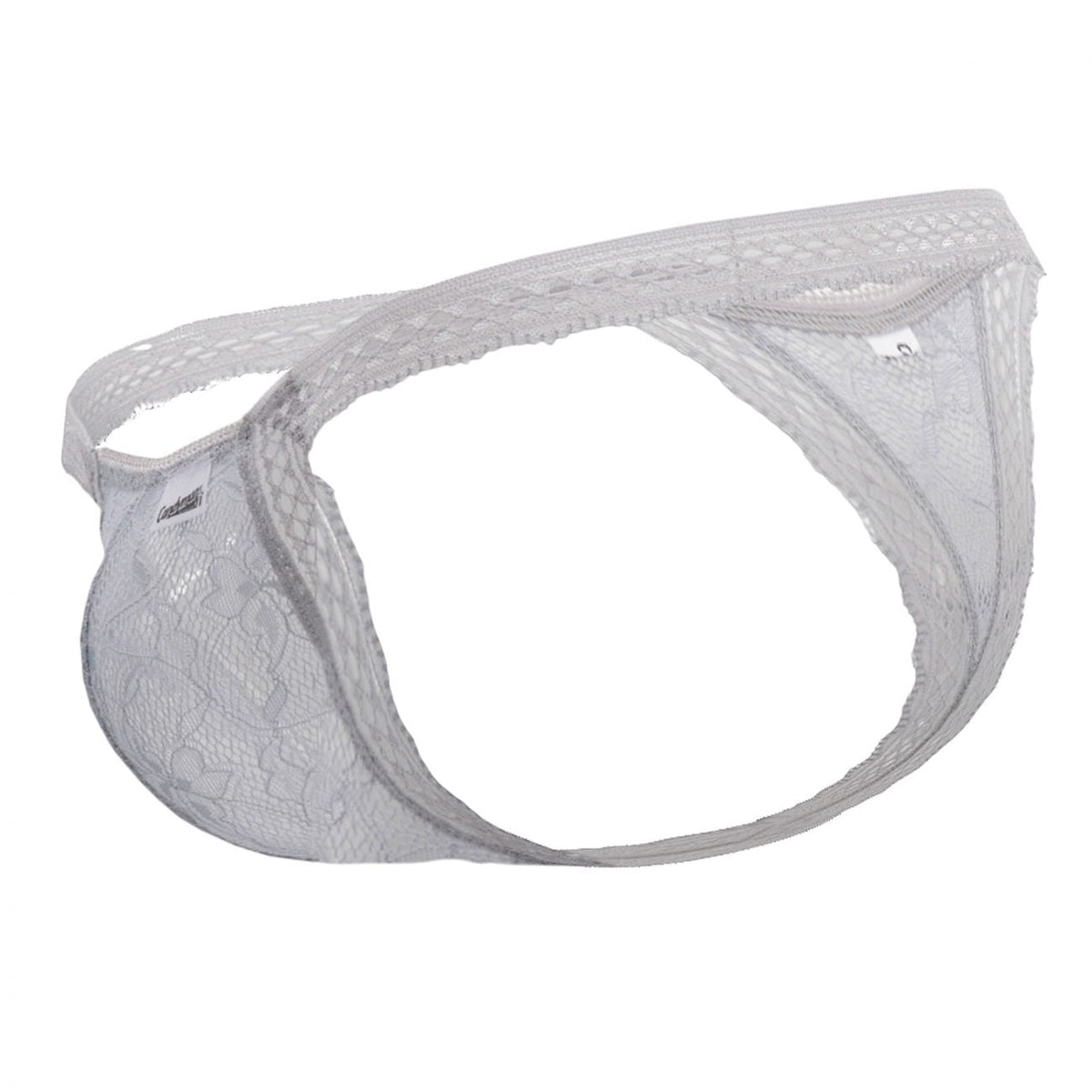 CandyMan Double Lace Thongs - Gray